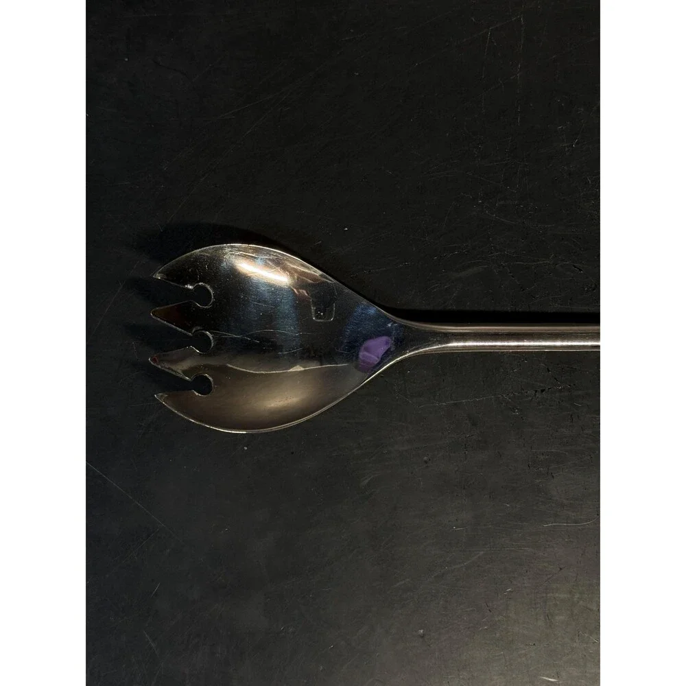 Vintage W.A. Italy Silverplate Pasta Serving Spoon 9